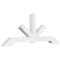 Ekena Millwork Vanguard Architectural Grade PVC Gable Bracket, 108"W x 40 1/2"H x 6"D x 6"F, 9/12 Pitch GBP108X41X0606VAN00 - alternate 1